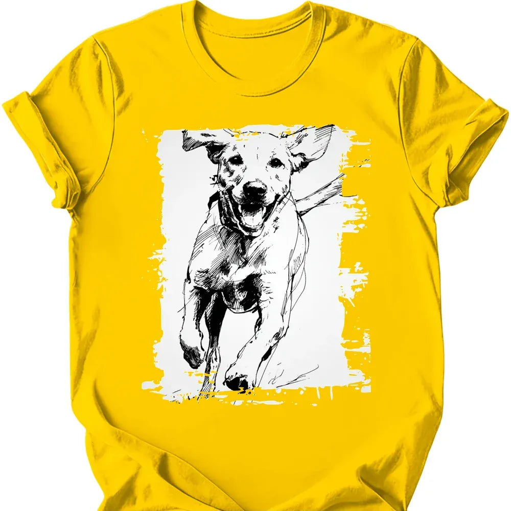 Labrador - Running Dog T-Shirt
