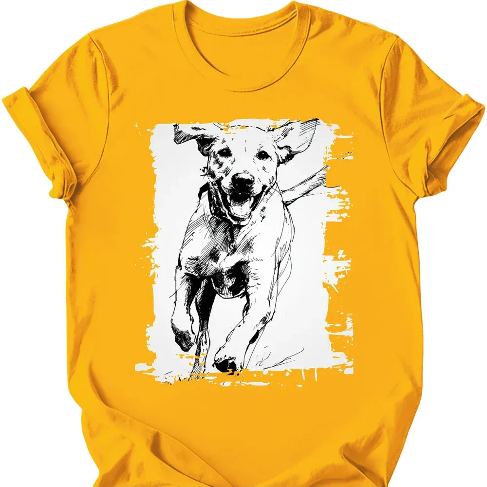Labrador - Running Dog T-Shirt