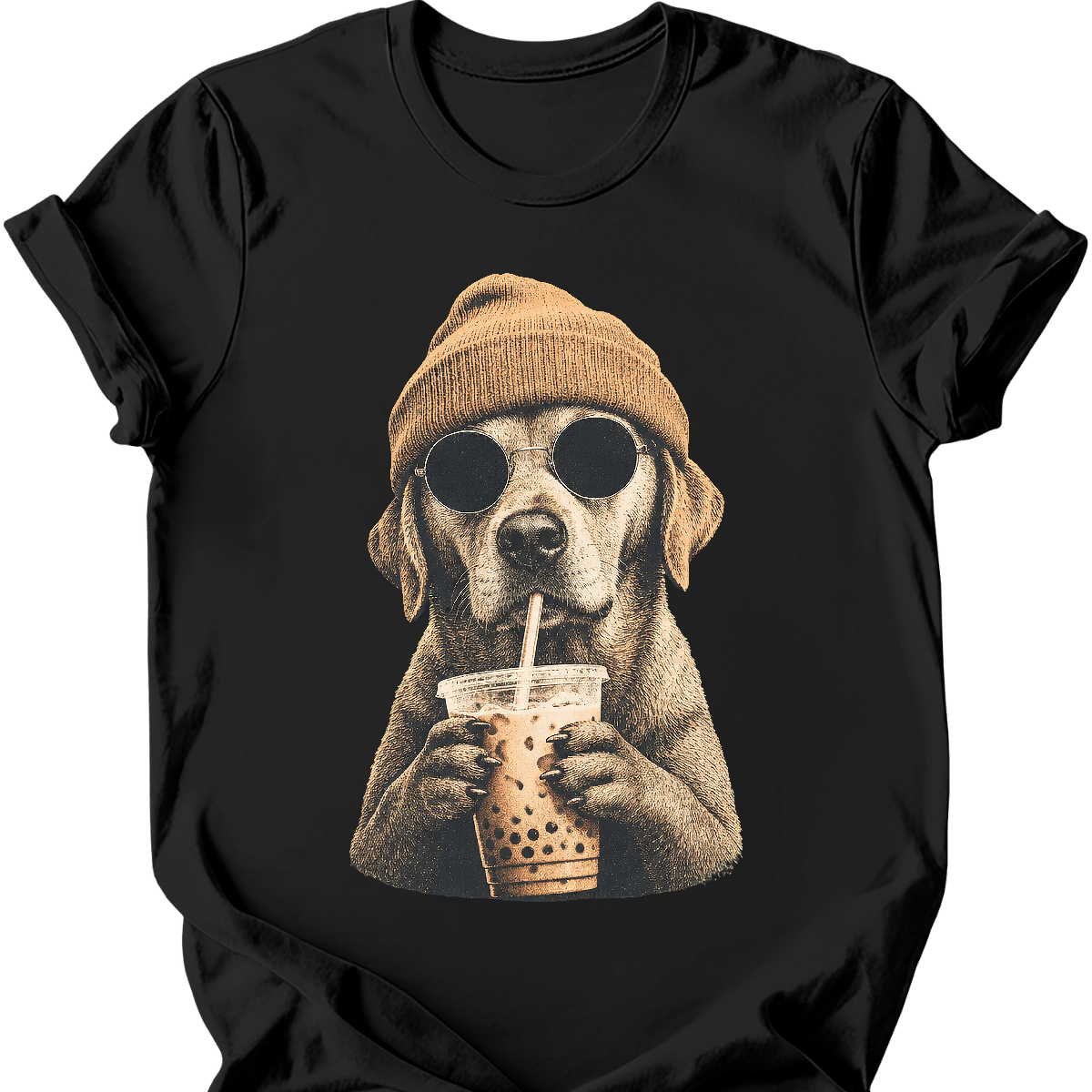 Labrador - Hipster Dog T-Shirt Secondary image