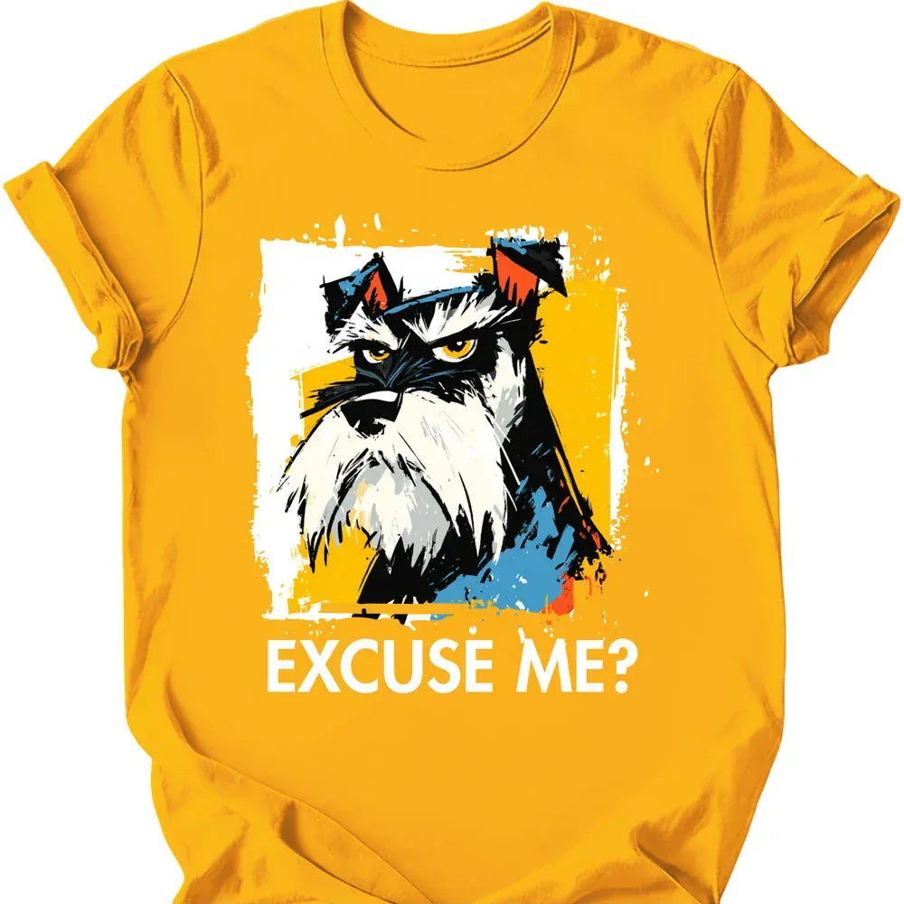 Miniature Schnauzer - Excuse Me Dog T-Shirt Secondary image