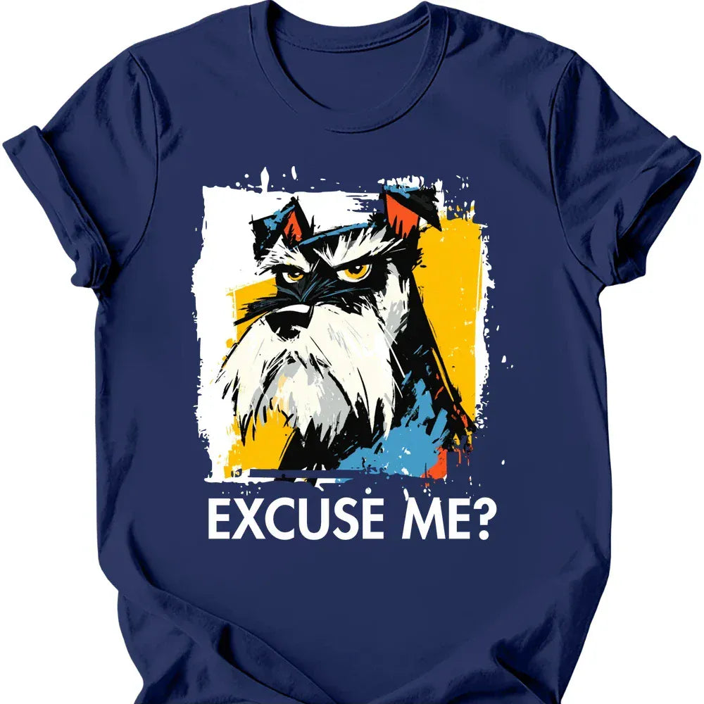 Miniature Schnauzer - Excuse Me Dog T-Shirt Main image