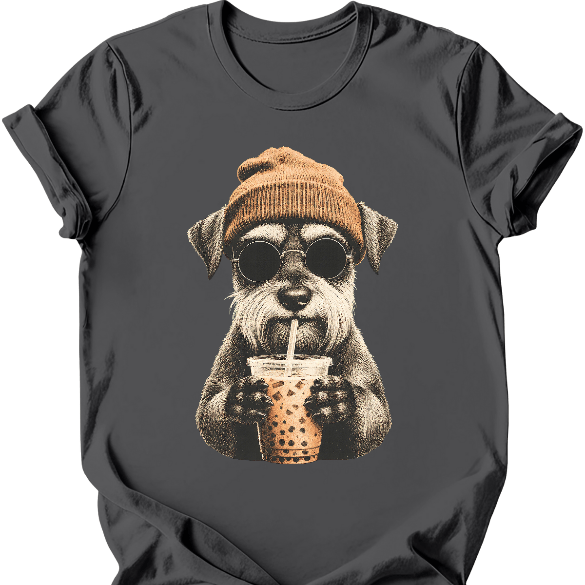 Miniature Schnauzer - Hipster Dog T-Shirt Main image