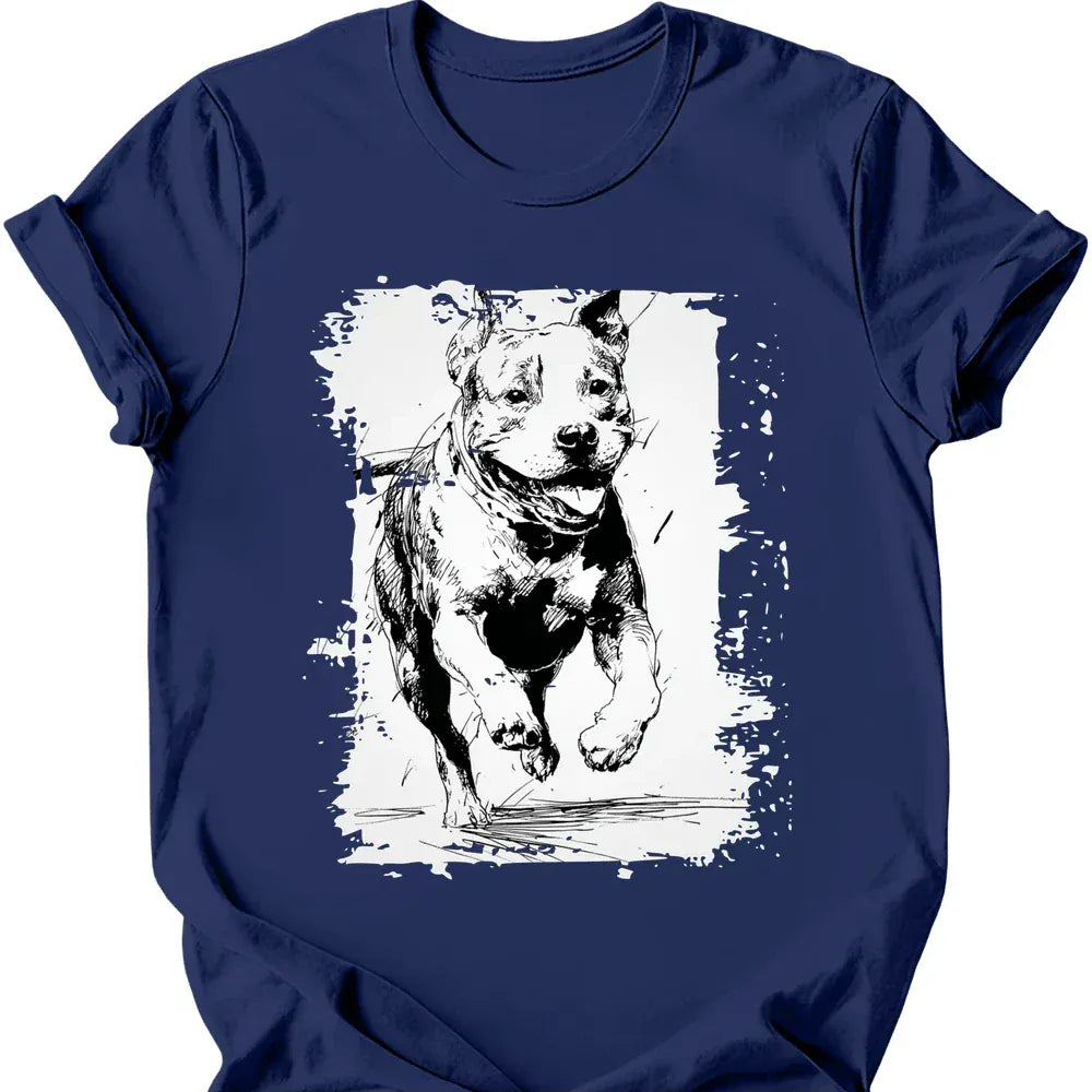 Pitbull - Running Dog T-Shirt