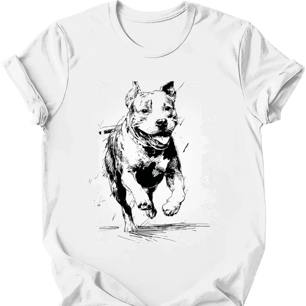 Pitbull - Running Dog T-Shirt