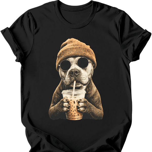 Pitbull - Hipster Dog T-Shirt