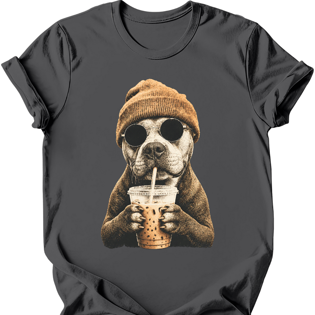 Pitbull - Hipster Dog T-Shirt Main image