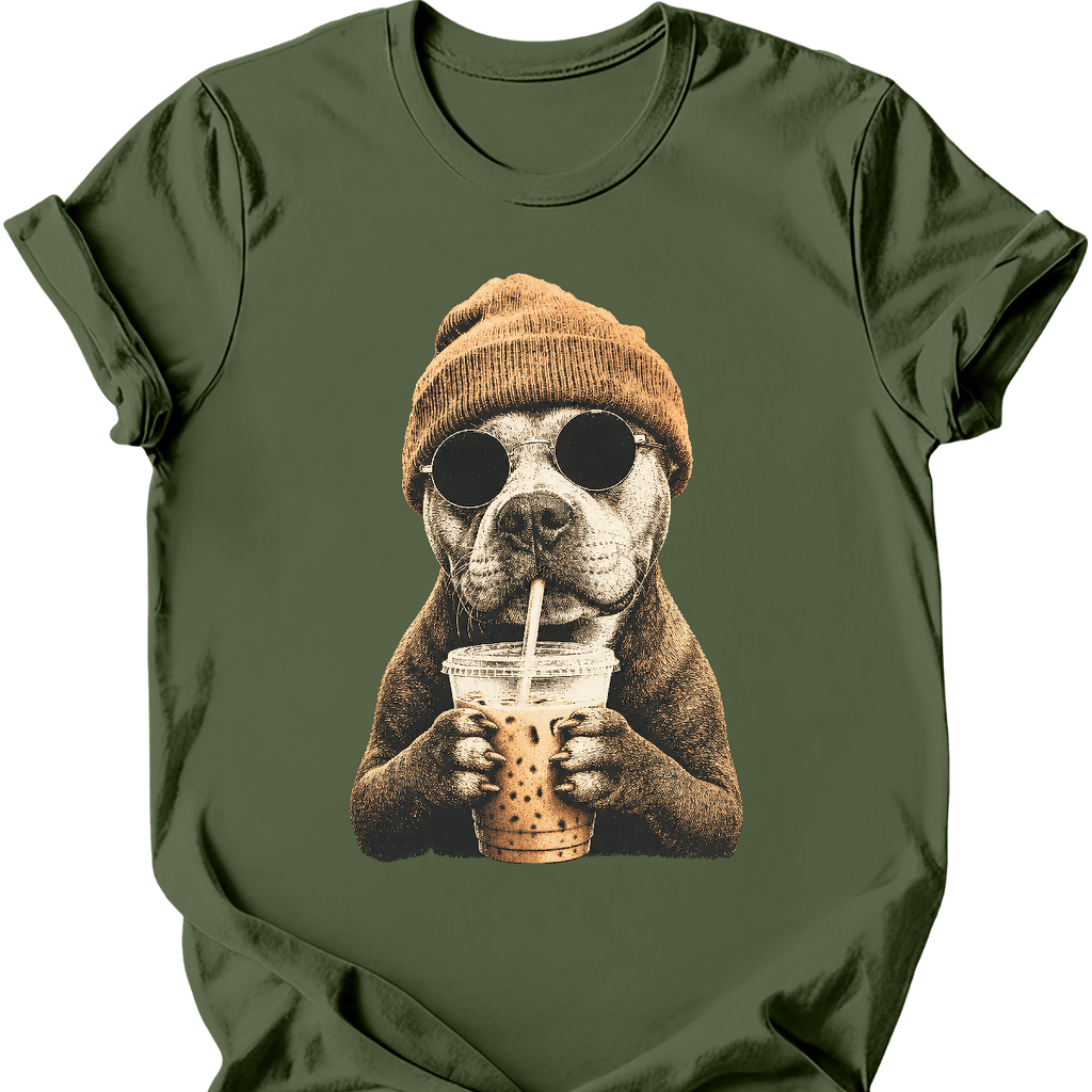 Pitbull - Hipster Dog T-Shirt