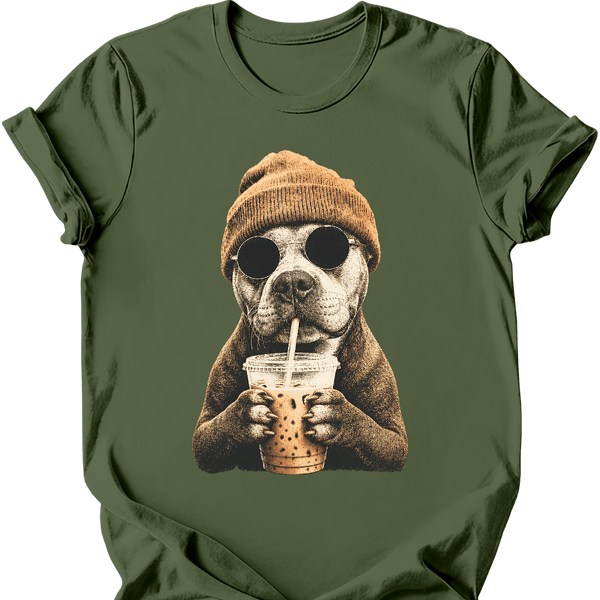 Pitbull - Hipster Dog T-Shirt