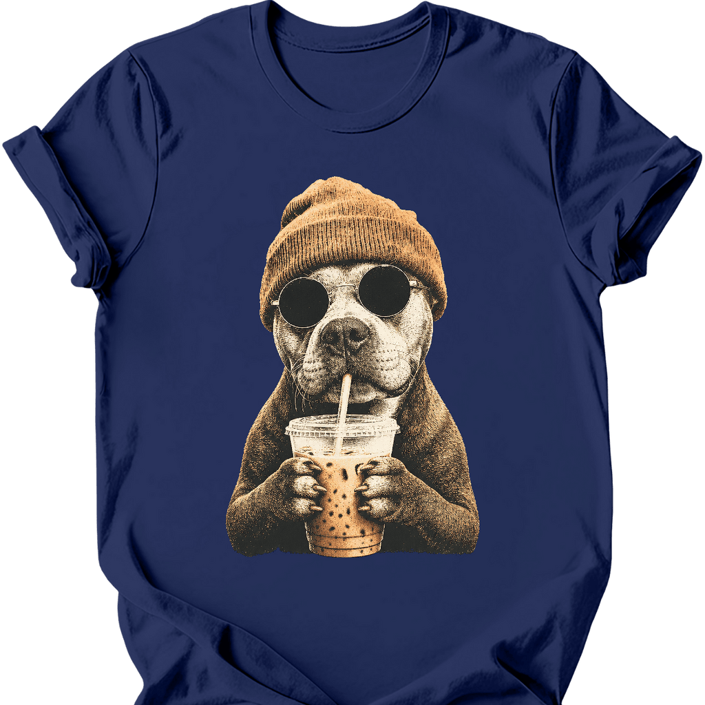 Pitbull - Hipster Dog T-Shirt