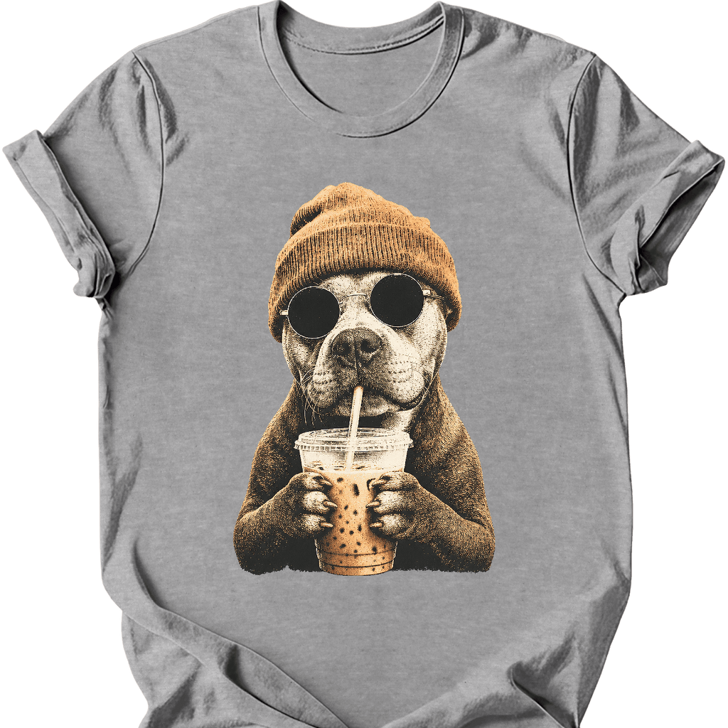 Pitbull - Hipster Dog T-Shirt