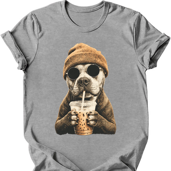 Pitbull - Hipster Dog T-Shirt