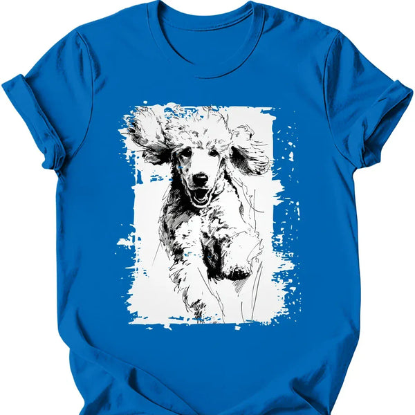 Poodle - Running Dog T-Shirt