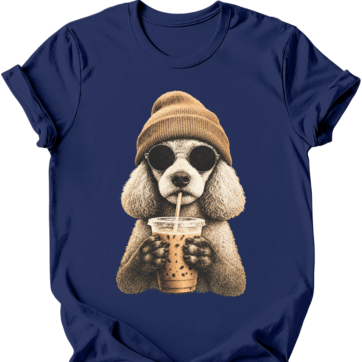 Poodle - Hipster Dog T-Shirt