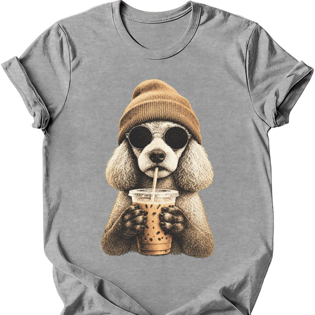 Poodle - Hipster Dog T-Shirt