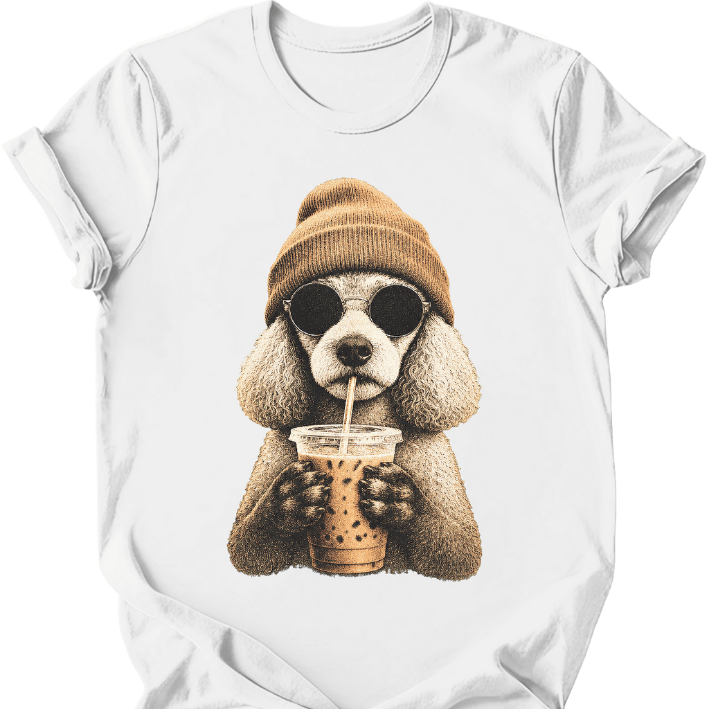 Poodle - Hipster Dog T-Shirt