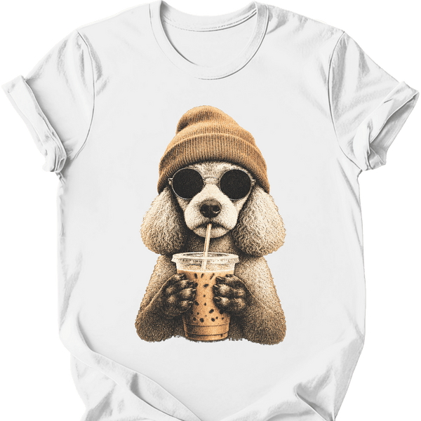 Poodle - Hipster Dog T-Shirt