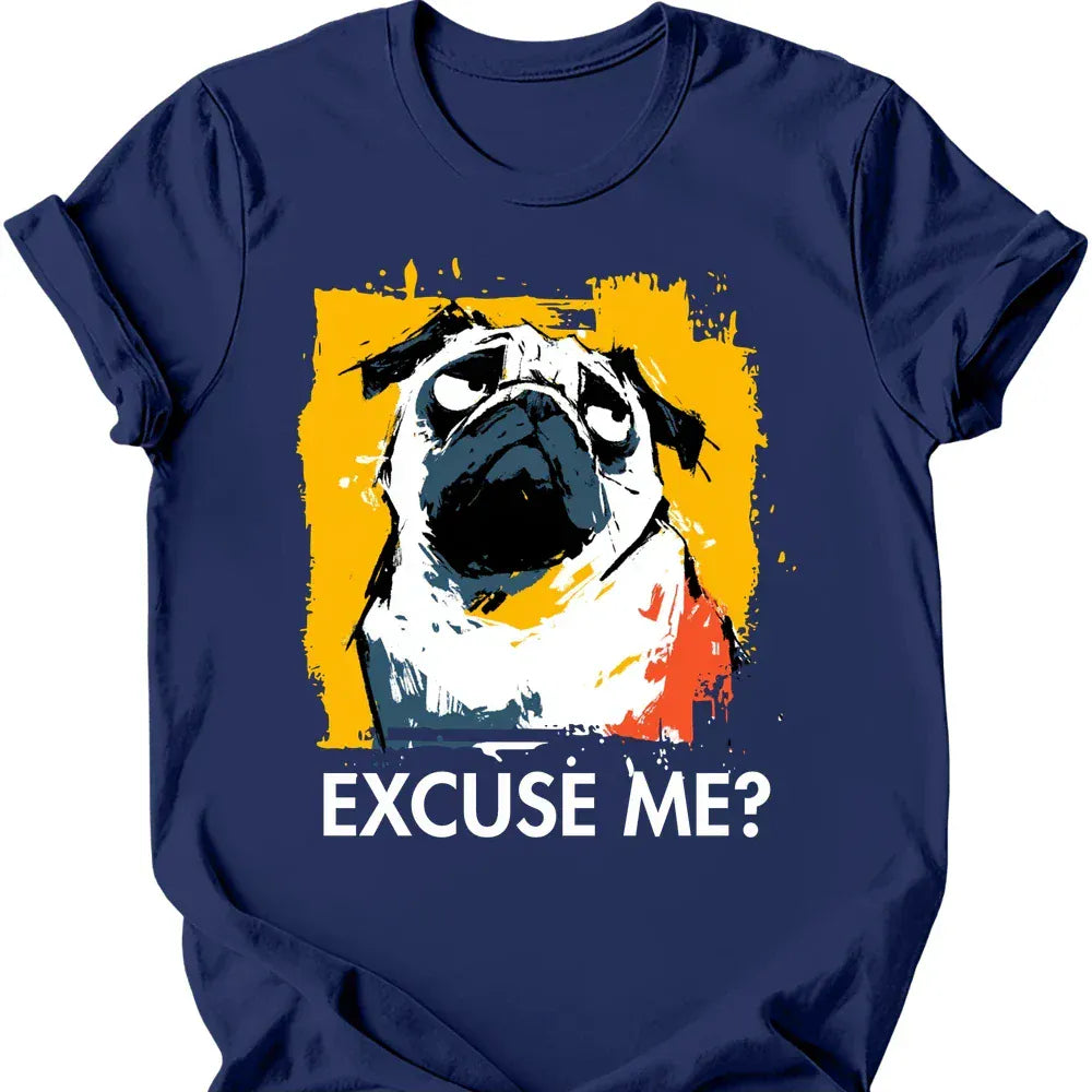 Pug - Excuse Me Dog T-Shirt Main image