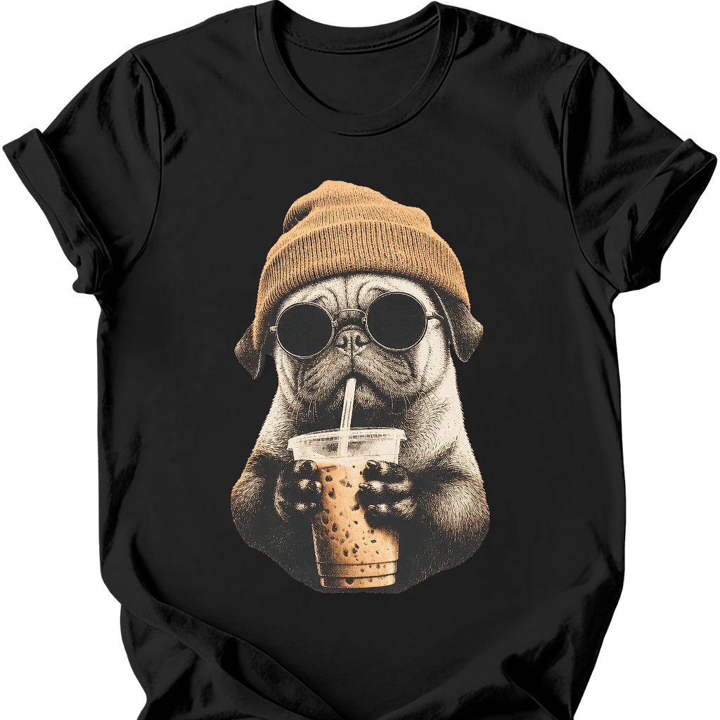 Pug - Hipster Dog T-Shirt