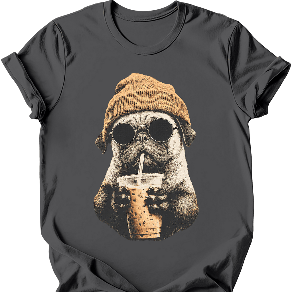 Pug - Hipster Dog T-Shirt