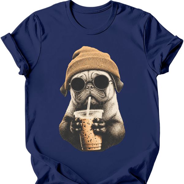 Pug - Hipster Dog T-Shirt