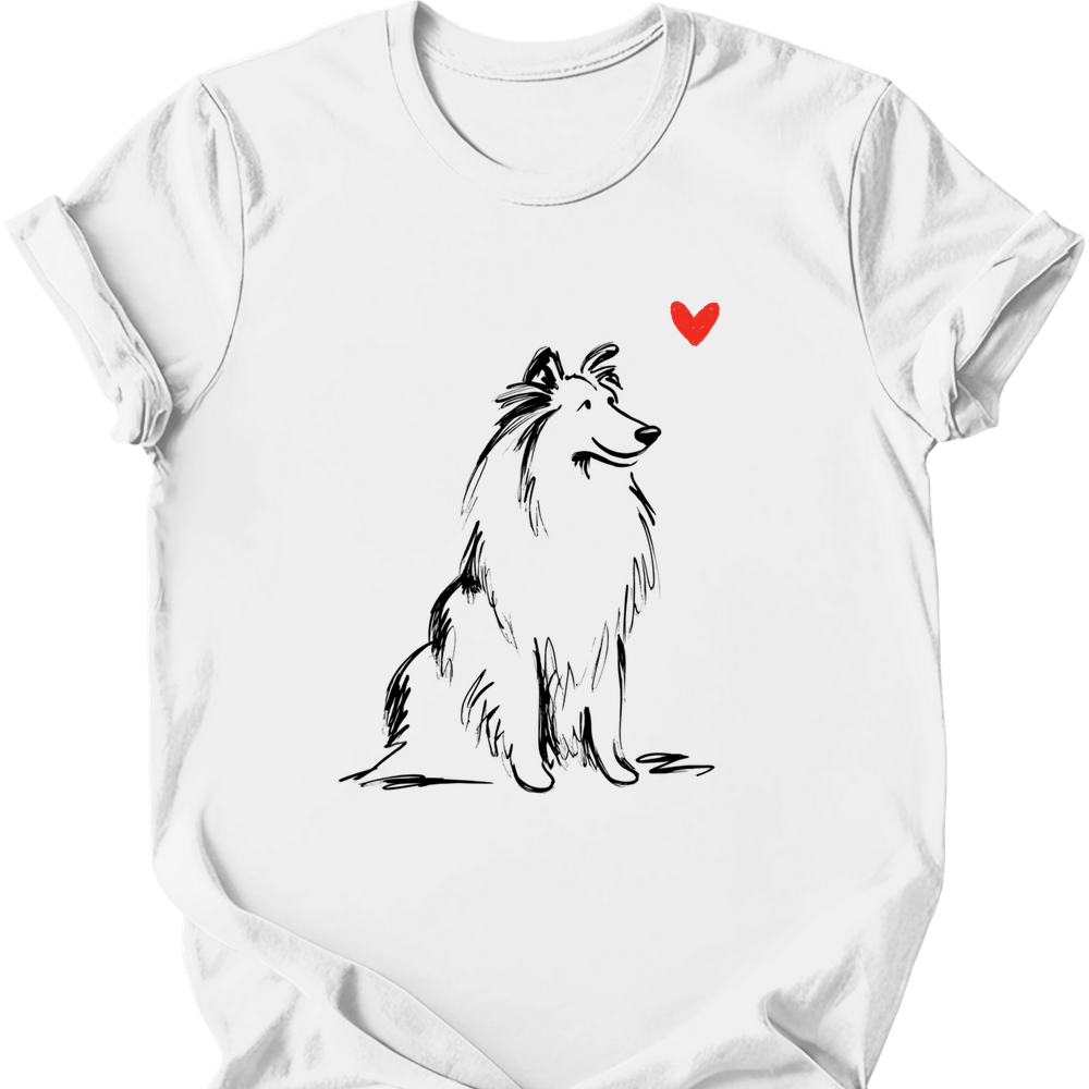 Shetland Sheepdog - Sketch Dog T-Shirt Main image