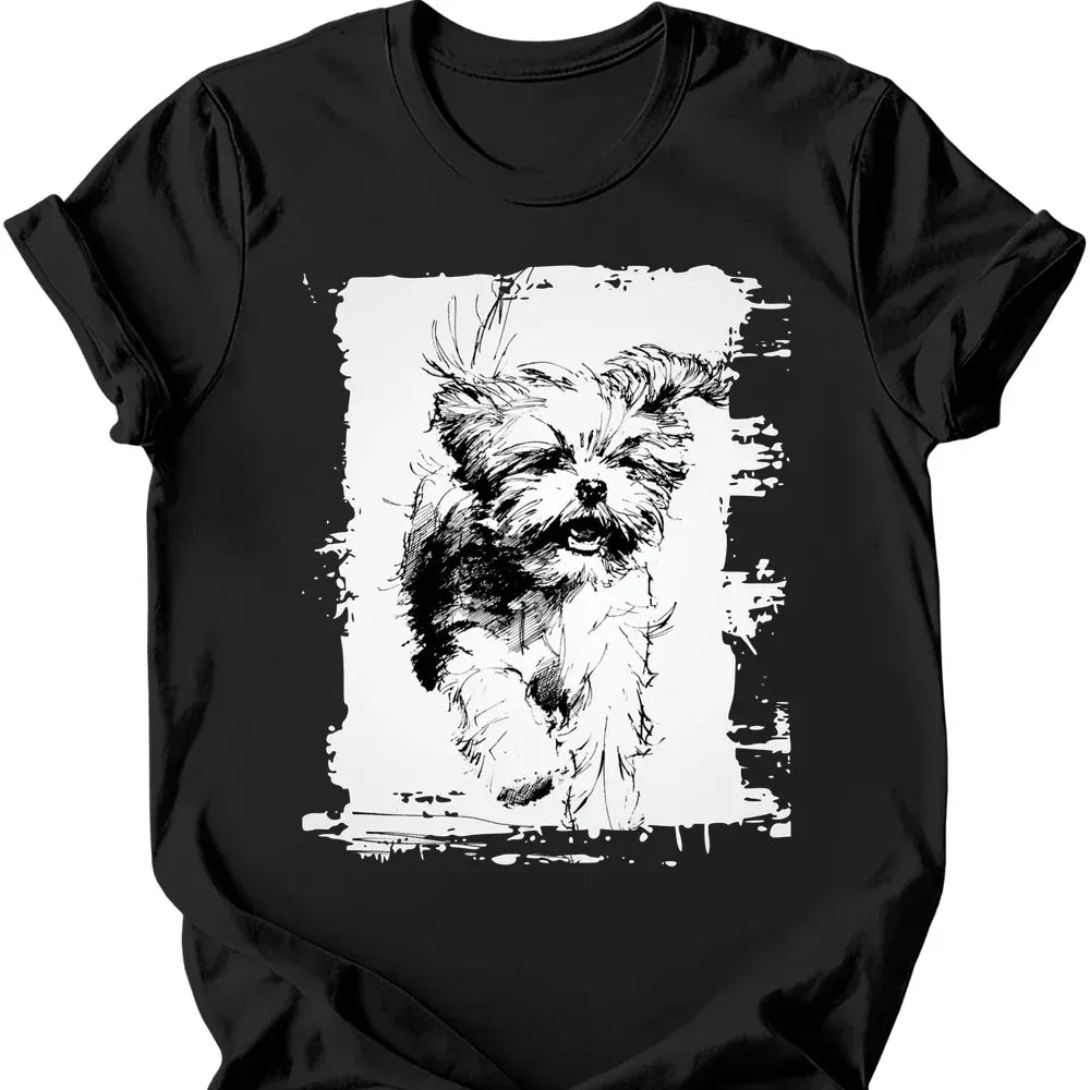 Shih Tzu - Running Dog T-Shirt Main image
