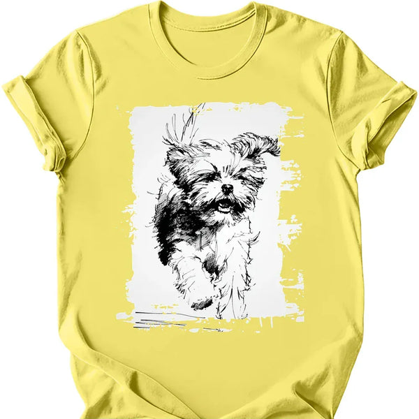 Shih Tzu - Running Dog T-Shirt