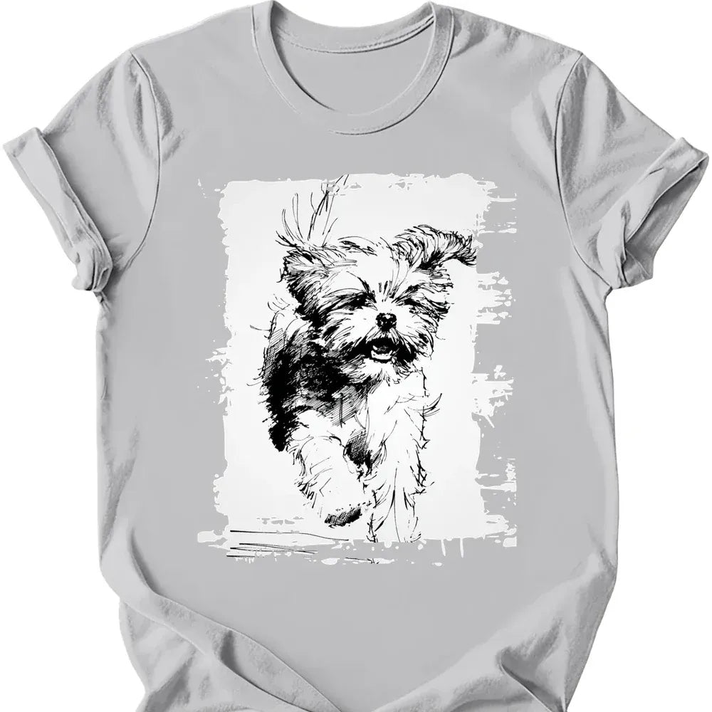 Shih Tzu - Running Dog T-Shirt