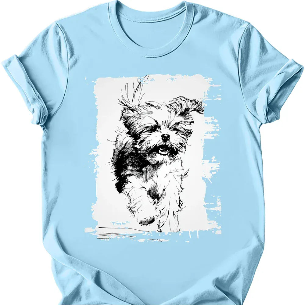 Shih Tzu - Running Dog T-Shirt