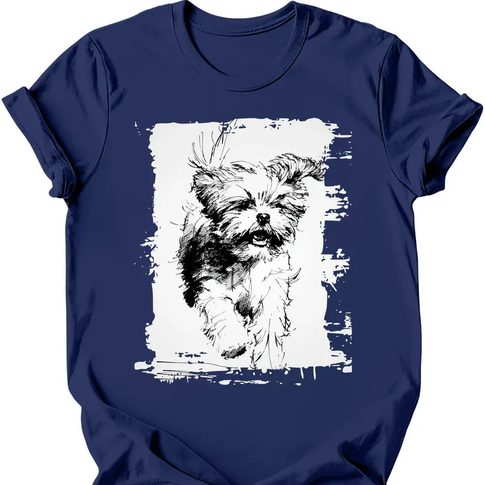 Shih Tzu - Running Dog T-Shirt