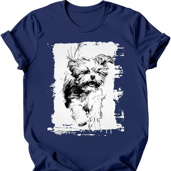 Shih Tzu - Running Dog T-Shirt