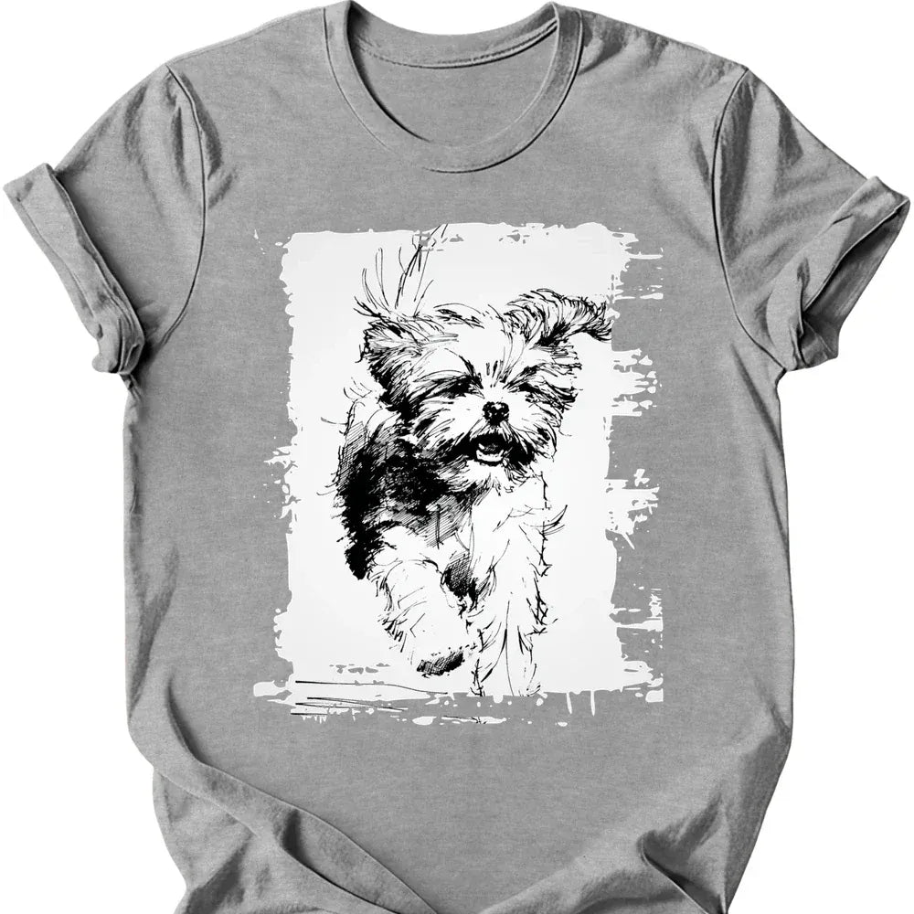 Shih Tzu - Running Dog T-Shirt
