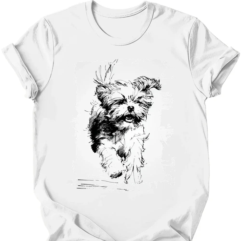 Shih Tzu - Running Dog T-Shirt