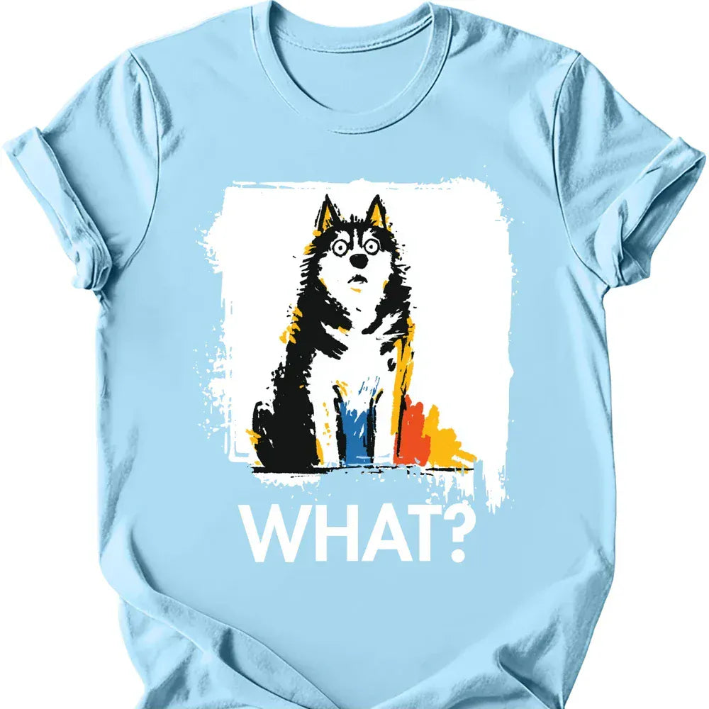 Siberian Husky - What Dog T-Shirt