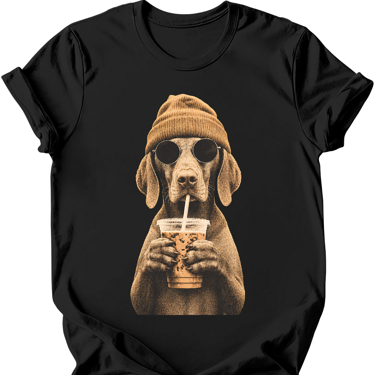 Vizsla - Hipster Dog T-Shirt Secondary image