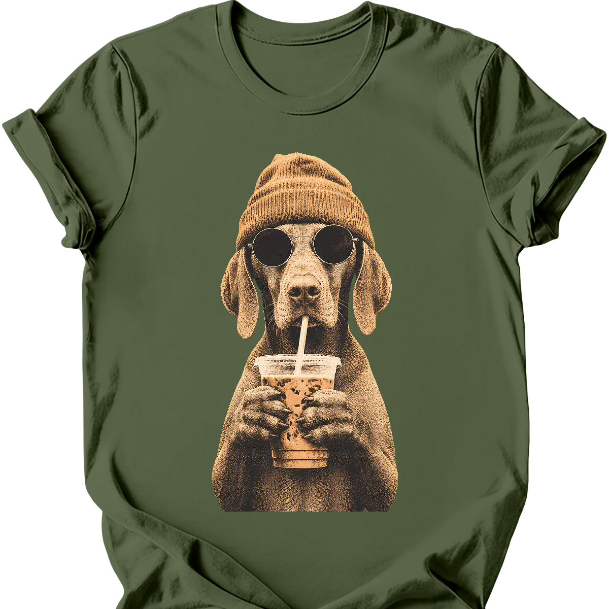 Vizsla - Hipster Dog T-Shirt Main image