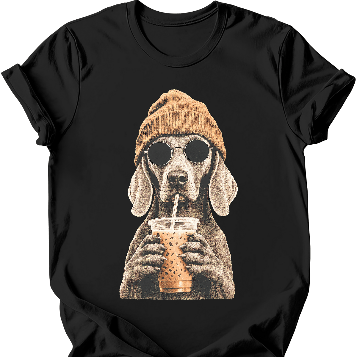 Weimaraner - Hipster Dog T-Shirt Secondary image