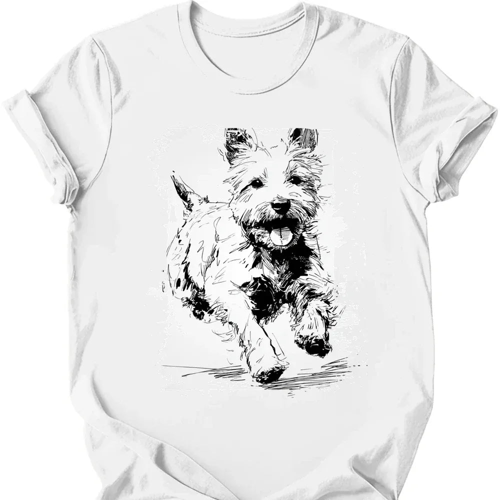 West Highland White Terrier - Running Dog T-Shirt Main image