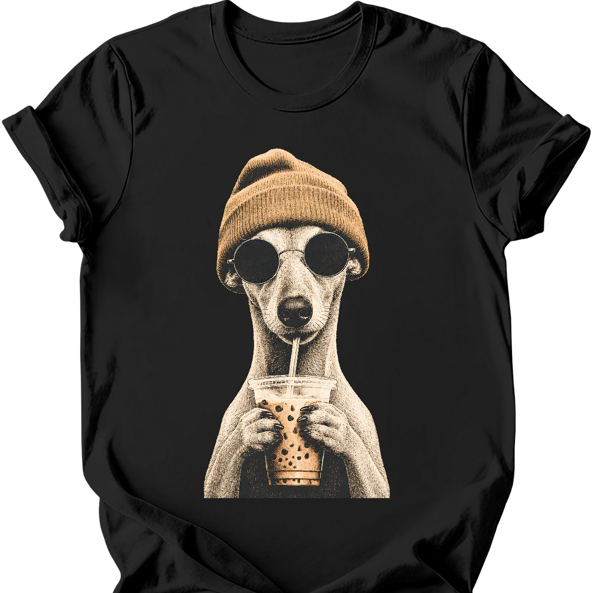 Whippet - Hipster Dog T-Shirt Secondary image