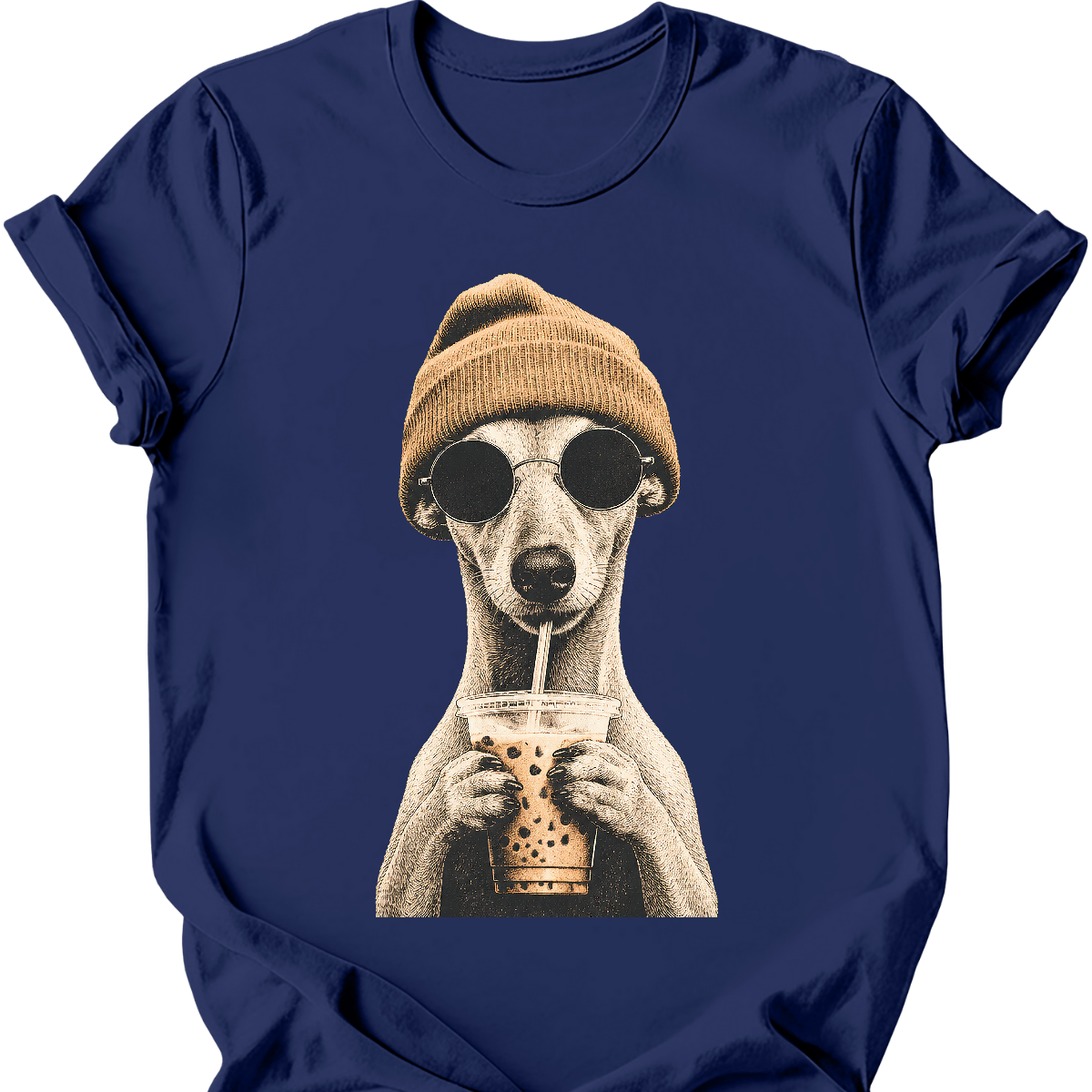 Whippet - Hipster Dog T-Shirt Main image