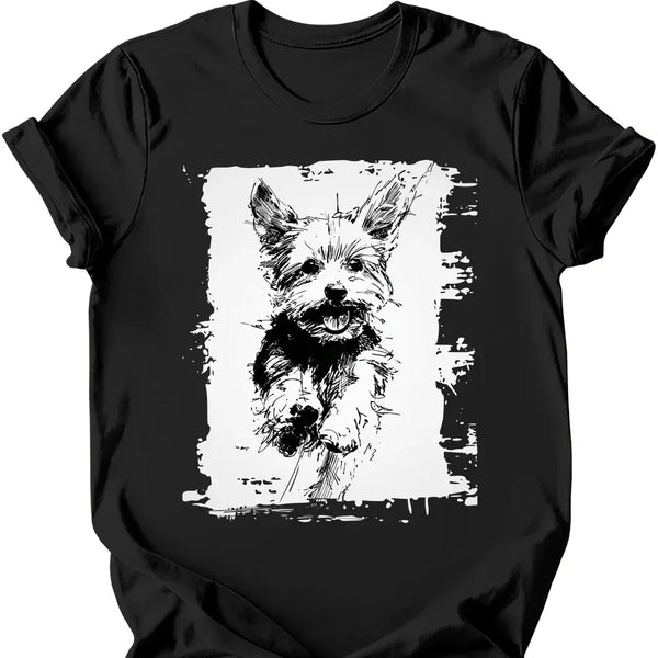 Yorkshire Terrier - Running Dog T-Shirt