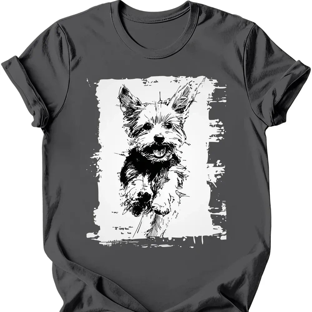 Yorkshire Terrier - Running Dog T-Shirt