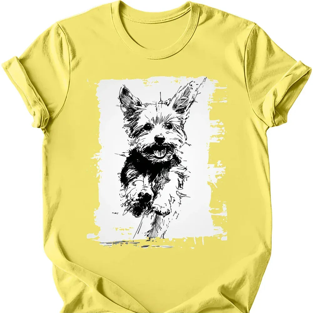 Yorkshire Terrier - Running Dog T-Shirt