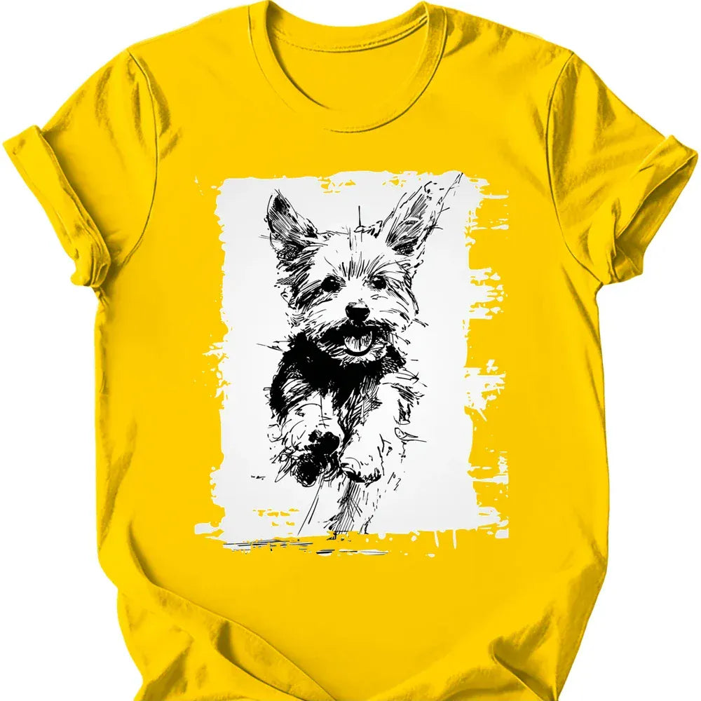 Yorkshire Terrier - Running Dog T-Shirt