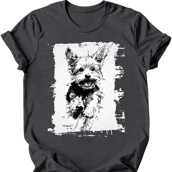 Yorkshire Terrier - Running Dog T-Shirt