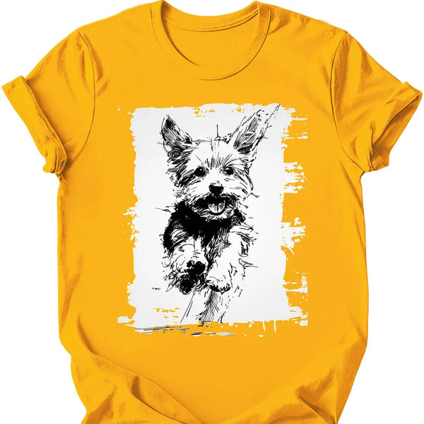 Yorkshire Terrier - Running Dog T-Shirt