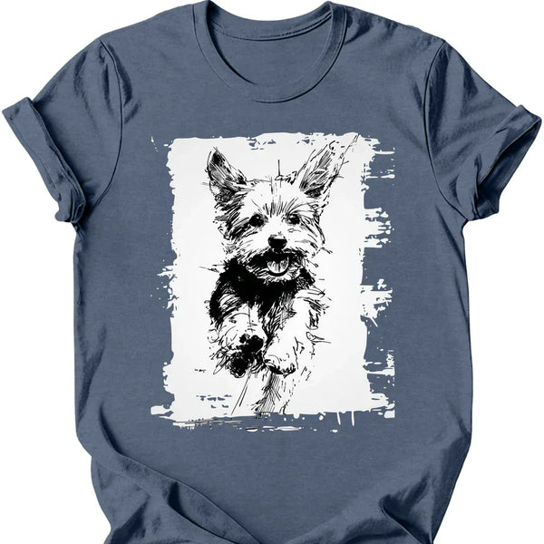 Yorkshire Terrier - Running Dog T-Shirt