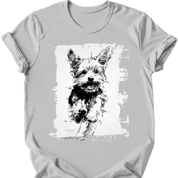 Yorkshire Terrier - Running Dog T-Shirt