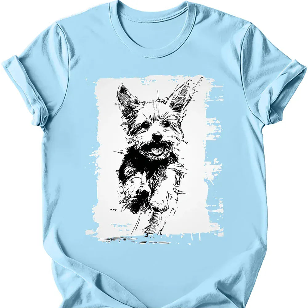 Yorkshire Terrier - Running Dog T-Shirt