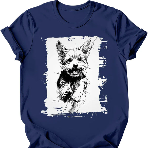 Yorkshire Terrier - Running Dog T-Shirt